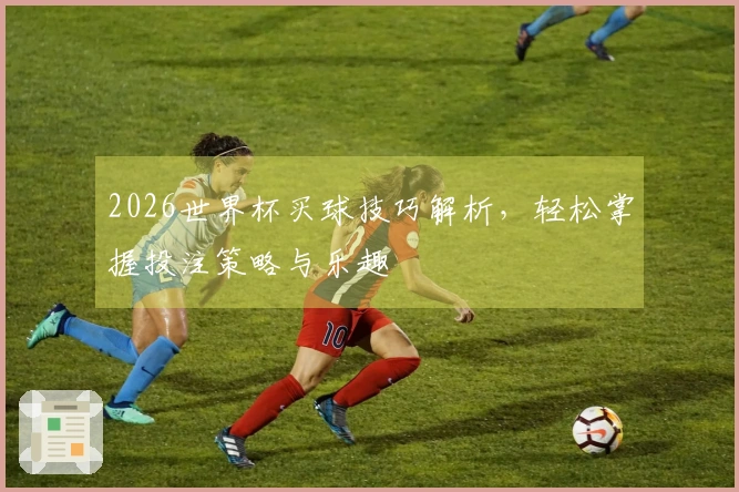 2026世界杯买球技巧解析，轻松掌握投注策略与乐趣